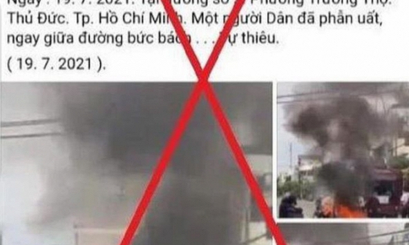 TP Hồ Chí Minh phản hồi thông tin sai sự thật về việc người dân bức xúc tự thiêu