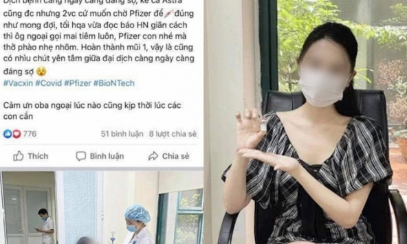 Nhân viên y tế liên quan vụ việc hoa khôi tiêm vắc xin bị kỷ luật, điều chuyển công tác