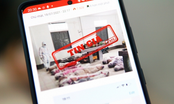 Tin giả liên quan đại dịch Covid-19 xuất hiện tràn lan trên mạng xã hội