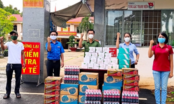 Cộng đồng nữ doanh nhân cùng thanh niên tỉnh Bình Phước tích cực phòng chống COVID-19