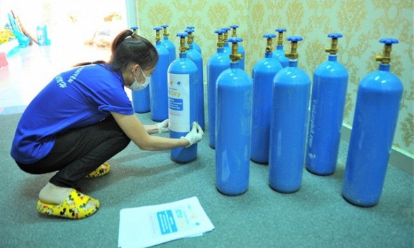 Nhiều bệnh nhân Covid-19 không trả lại bình oxy sau khi được hỗ trợ