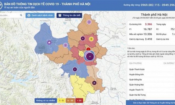 Làm sao biết đâu là vùng xanh, vùng đỏ tại Hà Nội?