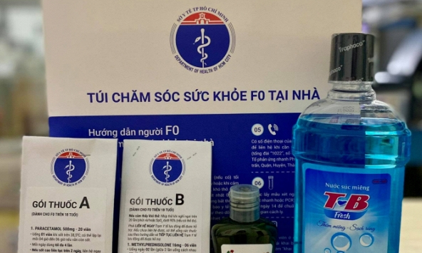 Túi thuốc an sinh - Túi thuốc hy vọng cho các bệnh nhận F0 điều trị tại nhà