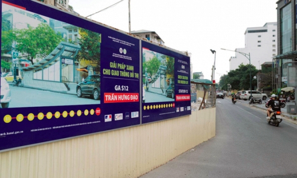 Tạm dừng thi công ga ngầm S12 tuyến Metro Nhổn - ga Hà Nội