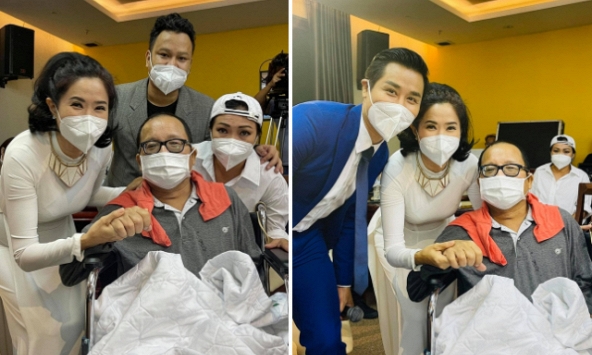 Nghệ sĩ saxophone Trần Mạnh Tuấn xúc động khi gặp lại các đồng nghiệp