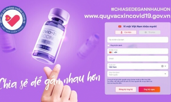Quỹ vaccine Covid-19 còn một nửa so với số huy động được
