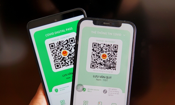 Ứng dụng PC-Covid cập nhật sửa màu thẻ Covid-19