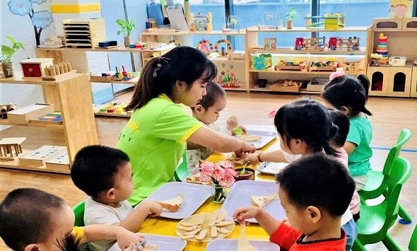 Nhiều giáo viên mầm non tư thục bán hàng online tìm kế mưu sinh mùa dịch