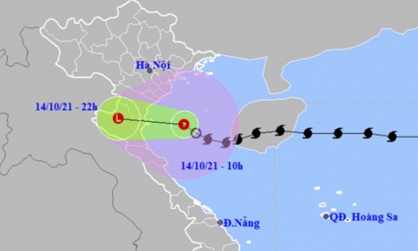 Bão số 8 suy yếu thành áp thấp nhiệt đới