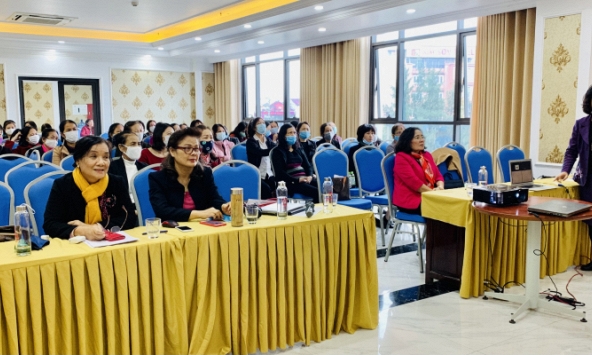 Hội thảo nâng cao năng lực phòng chống Covid-19 cho phụ nữ