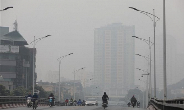 Chất lượng không khí ở Hà Nội xuống tới mức ô nhiễm đứng thứ 3 thế giới