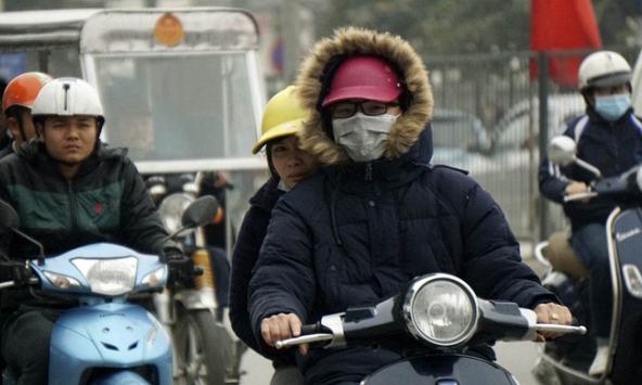 Miền Bắc mưa rét, Hà Nội nhiệt độ giảm xuống 14 độ C