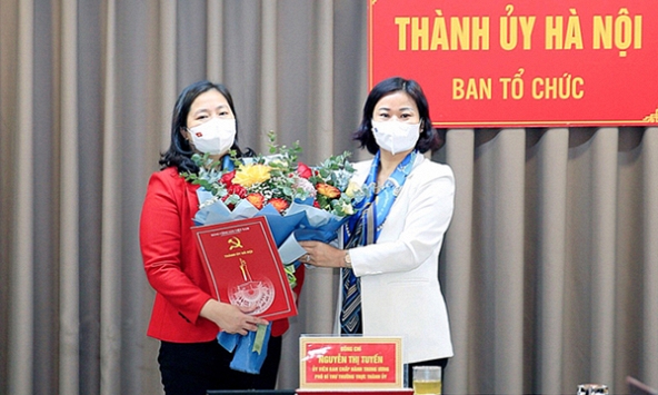 Bà Triệu Thị Ngọc làm Phó Trưởng ban Tổ chức Thành ủy Hà Nội