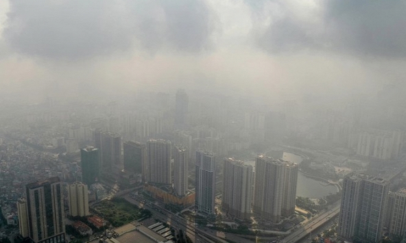 Chất lượng không khí ở miền Bắc ở mức xấu, các điểm ô nhiễm chủ yếu tập trung ở Hà Nội