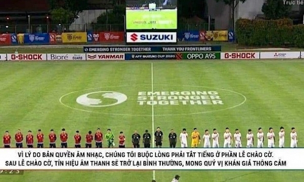 Nguồn gốc bản Quốc ca Việt Nam do BTC AFF Cup phát trong trận  Việt Nam - Lào 