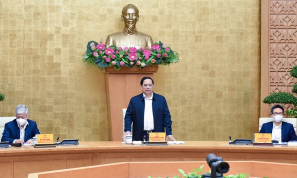 Thủ tướng chủ trì cuộc họp trực tuyến toàn quốc phòng, chống dịch Covid-19