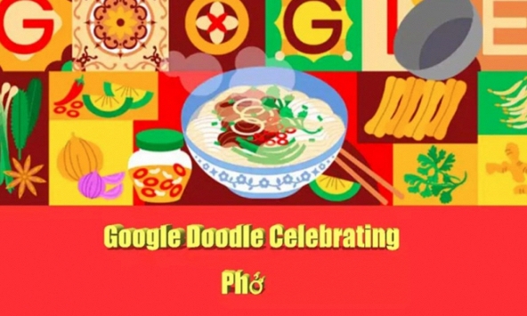 Phở Việt Nam được Google Doodle tôn vinh, xuất hiện tại hơn 20 quốc gia