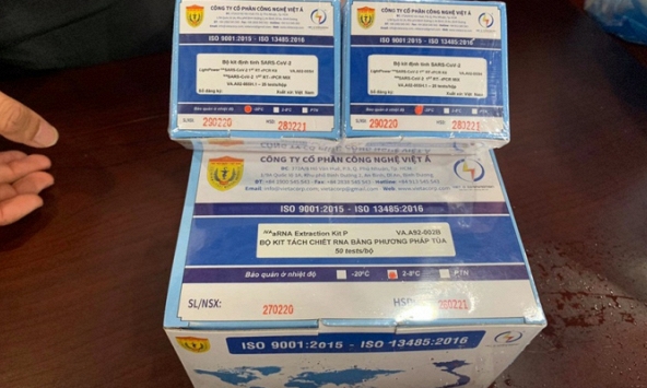 Những địa phương nào mua kit test của Công ty Việt Á?