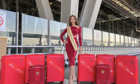 Hoa hậu Thùy Tiên đã trở về Việt Nam sau 1 tháng đăng quang Hoa hậu Hòa Bình