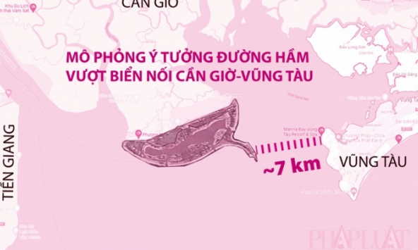 Sắp xuất hiện đường hầm vượt biển nối TP.HCM và Vũng Tàu?