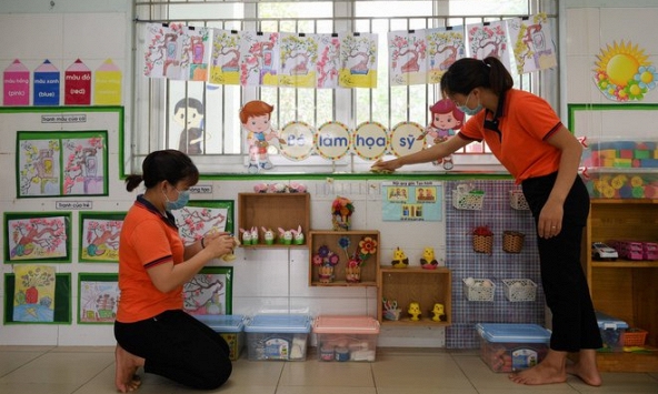 Các trường mầm non ở TP.HCM gấp rút tuyển giáo viên 