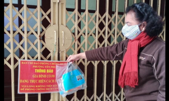 Tổ phụ nữ '3V' chống COVID-19 ở Hà Nội