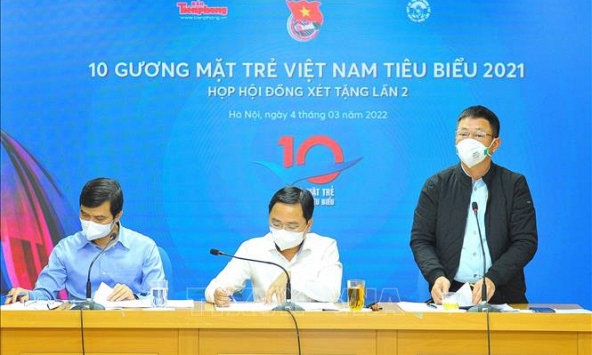 Công bố 10 gương mặt trẻ Việt Nam tiêu biểu năm 2021