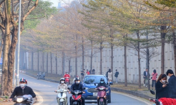 Ngắm Hà Nội đẹp ngỡ ngàng trong mùa cây thay lá