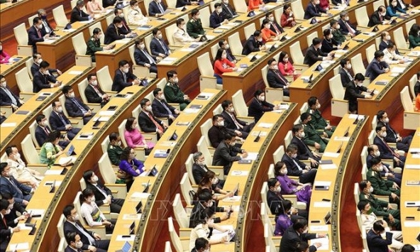 Hội nghị đại biểu Quốc hội hoạt động chuyên trách thảo luận 4 dự án luật trình Quốc hội 