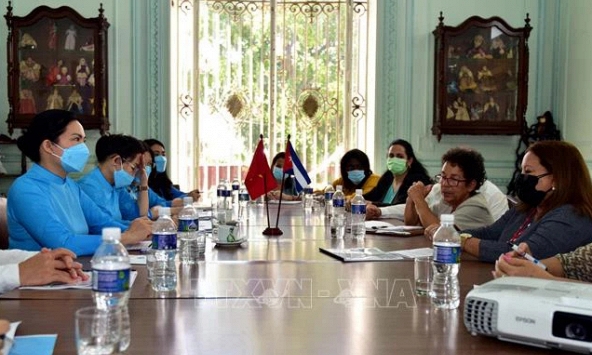 Hợp tác, chia sẻ kinh nghiệm nâng cao vai trò của phụ nữ 2 nước Việt Nam - Cuba