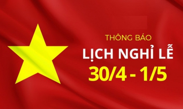 Người lao động được nghỉ 4 ngày liên tiếp dịp lễ 30/4 - 1/5
