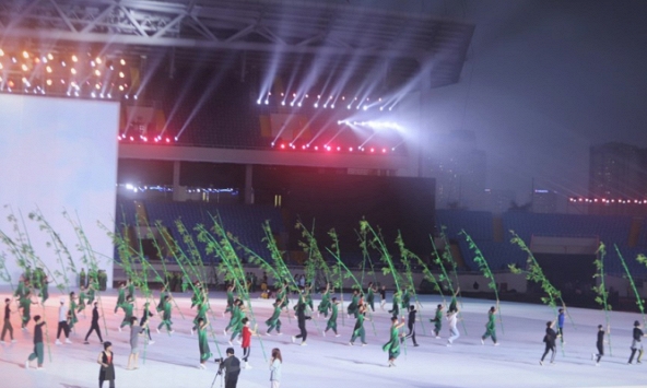 Hình ảnh tổng duyệt Lễ khai mạc SEA Games 31 trên sân Mỹ Đình