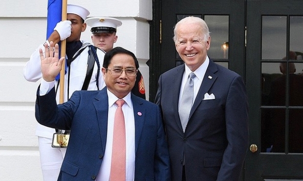 Thủ tướng Phạm Minh Chính gặp Tổng thống Hoa Kỳ Joseph Biden