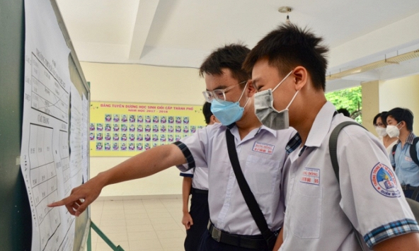 TP.HCM thi tuyển sinh lớp 10: Trên 45% thí sinh có điểm thi Toán, Tiếng Anh dưới 5