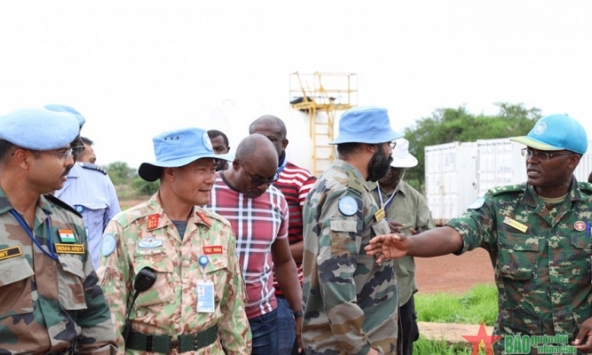 Đội Công binh Gìn giữ hòa bình Việt Nam nhận nhiệm vụ ngay khi vừa tới Abyei
