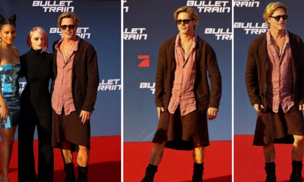 Brad Pitt: 'Mùa hè này đàn ông nên mặc váy'