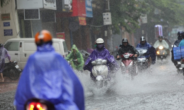 Thời tiết ngày 21/7: Bắc Bộ, Trung Bộ, Tây Nguyên và Nam Bộ có mưa rào và dông