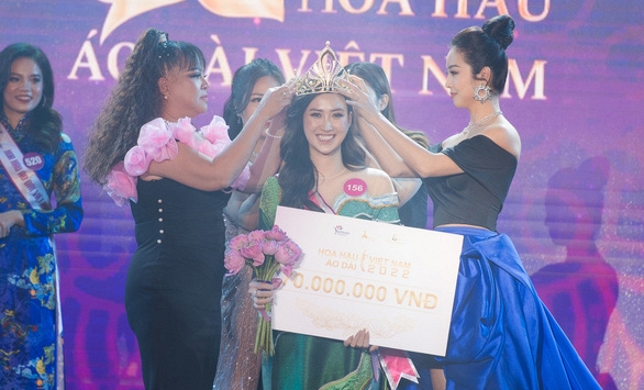 Cô gái Tuyên Quang đăng quang Hoa hậu Áo dài Việt Nam 2022