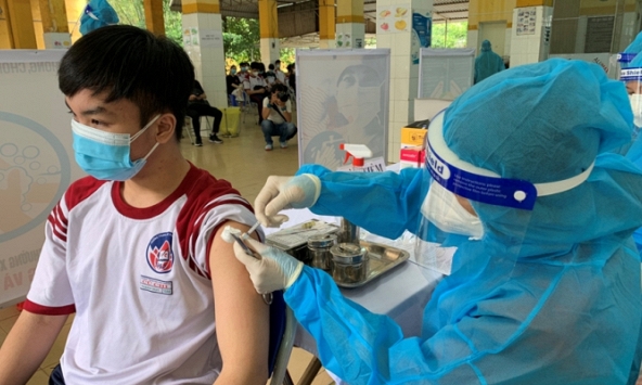 TP.HCM mở tháng cao điểm tiêm vaccine Covid -19 cho trẻ em trước năm học mới
