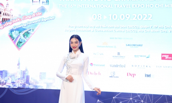 Hoa hậu Thùy Tiên trở thành Đại sứ truyền thông Hội chợ Du lịch Quốc tế Thành phố Hồ Chí Minh 2022
