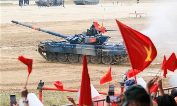 Xe tăng Việt Nam lọt vào bán kết Army Games 2022