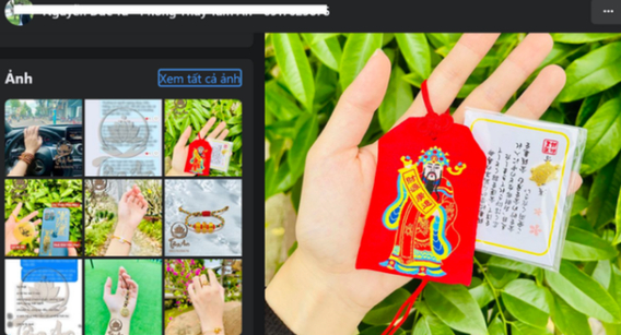 Sự thật phía sau loạt bài đăng của sao Việt giới thiệu xem bói miễn phí