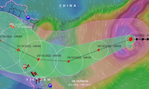 Bão số 6 mạnh cấp 11-12 và có khả năng mạnh thêm