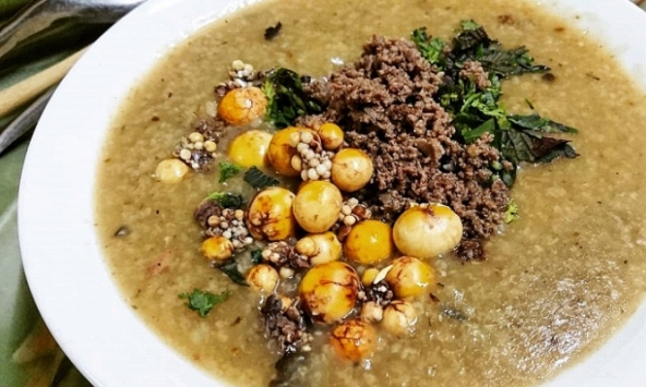 Ăn ngon, ngủ ngon với cháo ấu tẩu Hà Giang