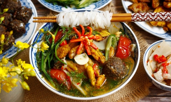 Canh cá Quỳnh Côi: Bức họa đồng quê đa sắc màu đánh thức vị giác