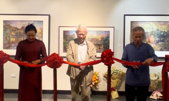 Họa sĩ Trần Thanh Thục và 10 năm ấp ủ một Hà Nội qua tranh