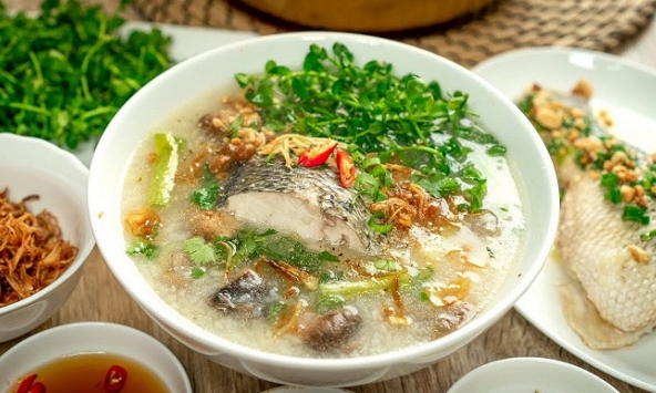 Cháo cá lóc rau đắng Cần Thơ: Thức quà dân dã vùng sông nước miền Tây