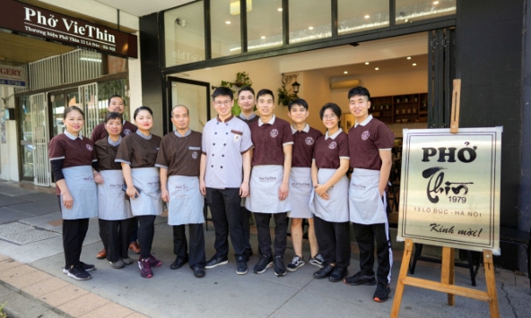 Phở Thìn Lò Đúc khai trương tại Úc với bộ nhận diện thương hiệu mới ‘Phở VieThin’ 