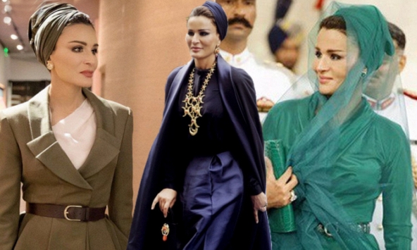 Hoàng hậu Qatar và gu thời trang khí chất, sang chảnh 