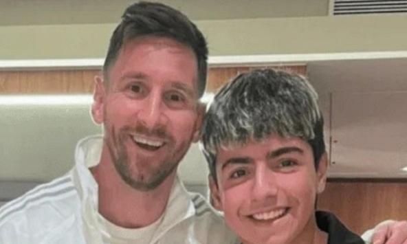 Thân thế của cậu bé 13 tuổi được Messi tặng quần thi đấu